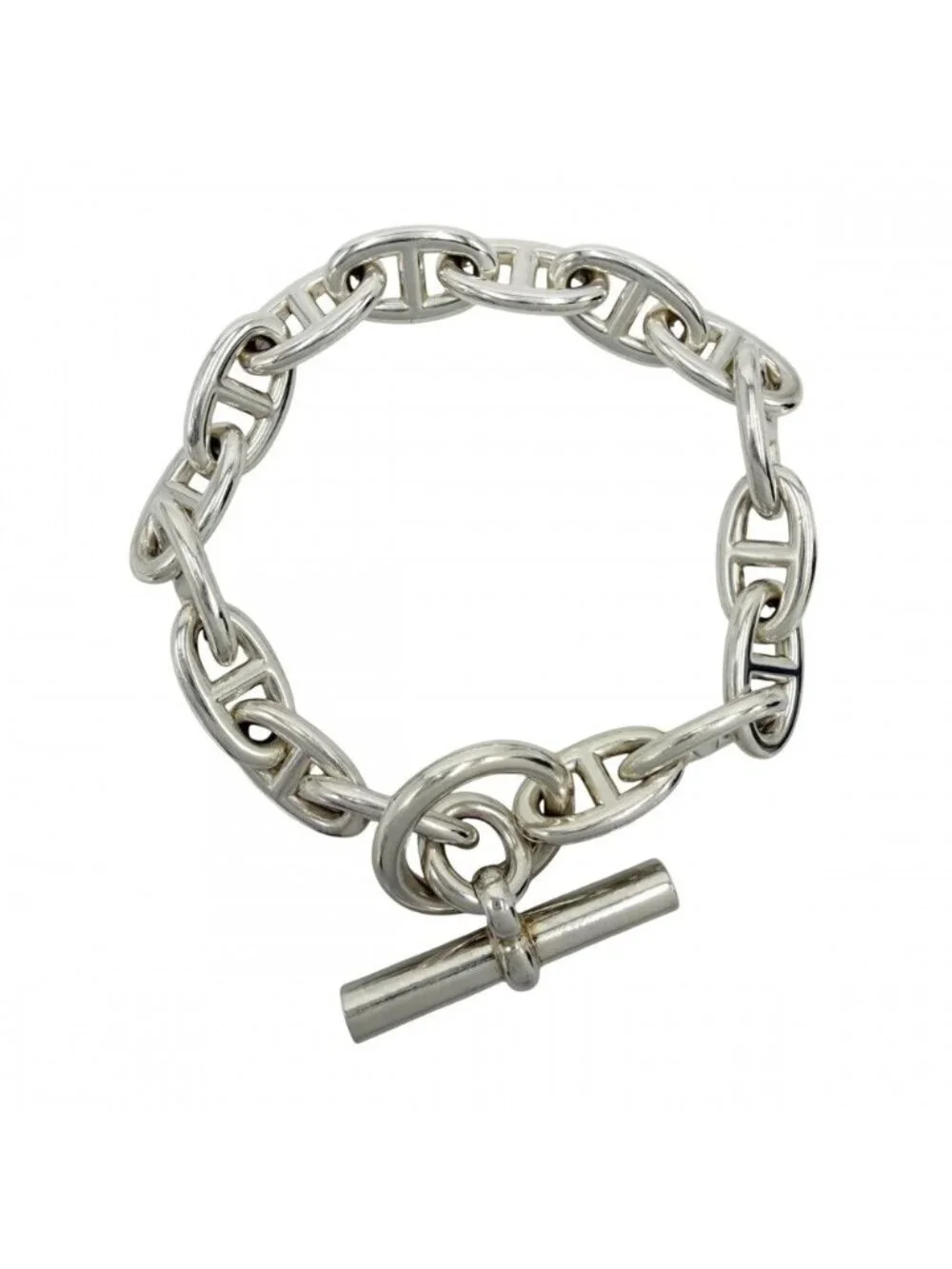 Hermes Bracelet Chaine D'ancre GM 16 Pieces 925 Sterling Silver